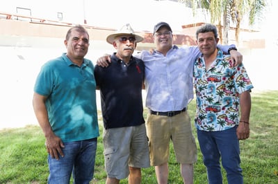 Humberto Torres, Ramón Chairez, Luis Necochea y Pablo Fernández (EL SIGLO DE TORREÓN/ENRIQUE CASTRUITA)