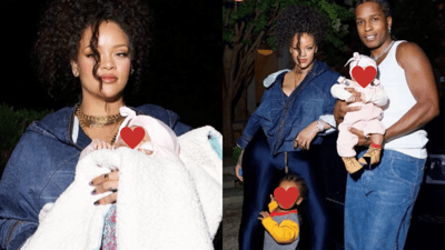 Imagen Con tiernas fotografías, Rihanna y A\$ap Rocky presentan a su segundo hijo