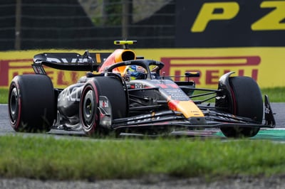 Imagen Checo Pérez abandona el Gran Premio de Japón