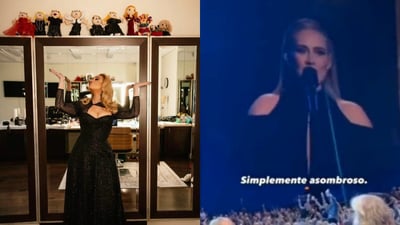 Imagen VIDEO: Adele habla de la historia de peluches del Dr Simi en pleno concierto