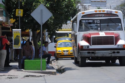 Las rutas intermunicipales no tendrán aumento en el pasaje este mes, solamente las rutas urbanas de Torreón. (EL SIGLO DE TORREÓN)