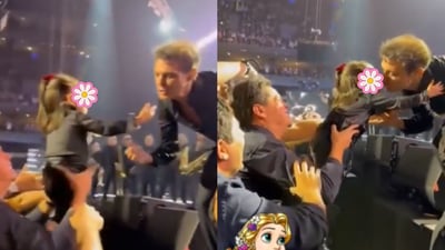 Imagen Tunden a Luis Miguel tras darle beso a niña en pleno concierto