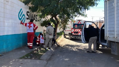 Accidente de trabajador de Simas Torreón. (EL SIGLO DE TORREÓN) 