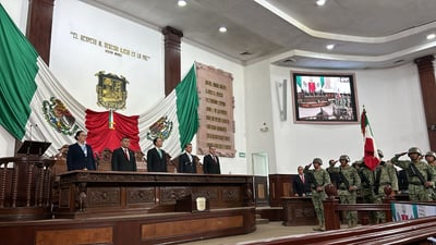 Este viernes 1 de diciembre de 2023, Manolo Jiménez Salinas rindió protesta ante el pleno del Congreso como nuevo gobernador de Coahuila.