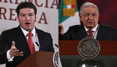 López Obrador acusó que el bloque conservador “se le lanzó con todo” a Samuel García. (ARCHIVO)