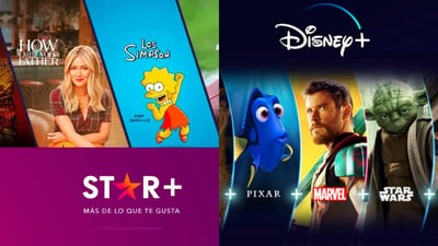 Imagen Disney+ y Star+ se fusionarán en México en una sola aplicación; entérate cuándo