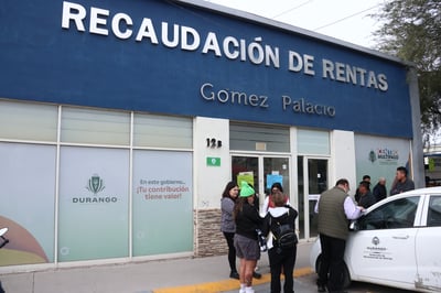 Gobierno del Estado de Durango autorizó ampliar hasta el 30 de enero los descuentos por cierre de año. (ARCHIVO)