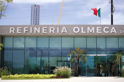 El director general de Pemex anunció que a partir del próximo 31 de enero, la refinería Olmeca de Dos Bocas, Tabasco, iniciará a producir 243 mil barriles diarios de petróleo.