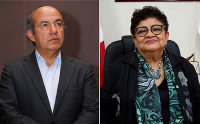 El expresidente Felipe Calderón llamó a votar contra la ratificación de Ernestina Godoy como fiscal.