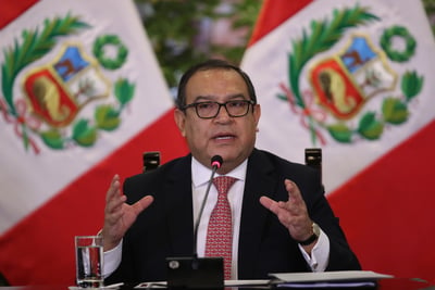 Alberto Otárola, presidente del Consejo de Ministros de Perú. (ARCHIVO)