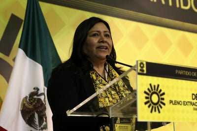 Adriana Díaz Contreras, Secretaria General del Partido de la Revolución Democrática. 
