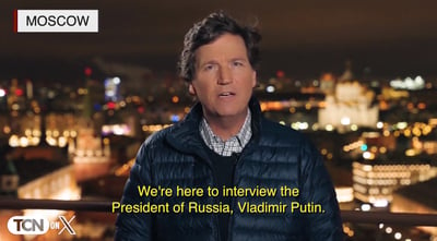 Imagen Rusia confirma que Vladimir Putin concedió entrevista a Tucker Carlson