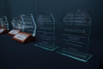 Premiación a la Excelencia Empresarial de La Laguna. (VAYRON INFANTE / EL SIGLO DE TORREÓN)