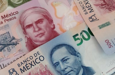 Peso mexicano. (ARCHIVO)