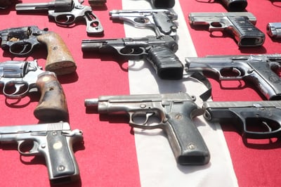Imagen El 70% de armas que se usa para delitos en México vienen de EU: AMLO