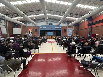 Como parte de la celebración de aniversario, se lleva a cabo la V Asamblea de Pastoral de la Diócesis de Gómez Palacio. (EL SIGLO DE TORREÓN)