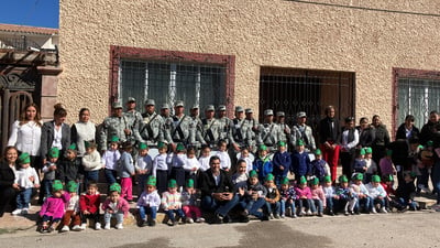Imagen Conmemoran Día del Ejército Mexicano en San Pedro