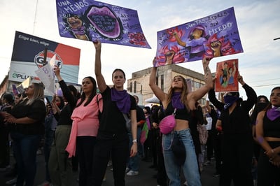 La marcha del 8M saldrá del parque Victoria de Lerdo y llegará hasta la Plaza Mayor de Torreón; se esperan hasta 12 mil mujeres (ARCHIVO)