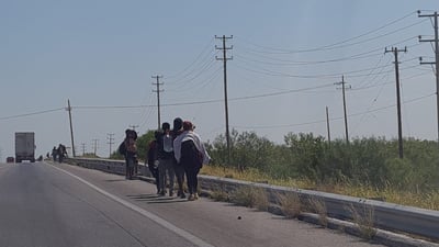 Migrantes en Coahuila. 