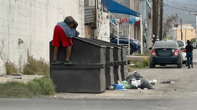 Contenedor de basura en Monclova. (SERGIO A. RODRÍGUEZ)