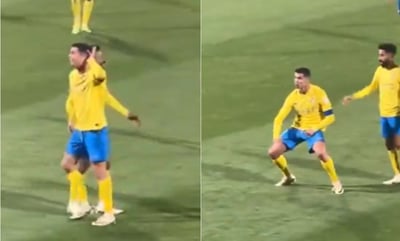 Imagen VIDEO: Cristiano Ronaldo responde con señal obscena a la afición