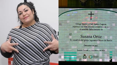 Este domingo La Laguna sufrió la pérdida de Susana Ortiz, exvocalista de Chicos de Barrio. 