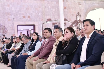 Homero Martínez Cabrera asiste a la ceremonia de firma del convenio de Mando Único entre el Gobierno del Estado y los Municipios. (DIANA GONZÁLEZ)