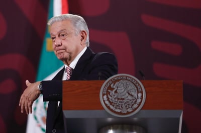 López Obrador durante la conferencia mañanera del 01 de marzo. 