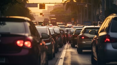 Imagen El denso tráfico cerca del domicilio causa un envejecimiento más rápido y menos saludable