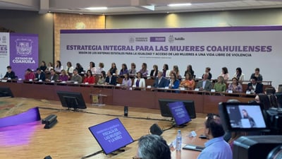 Presentación de la Estrategia Integral para las Mujeres Coahuilenses. (PENÉLOPE CUETO) 