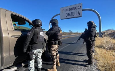 Imagen Mantenemos el blindaje de Coahuila y sus límites con otras entidades: SSP