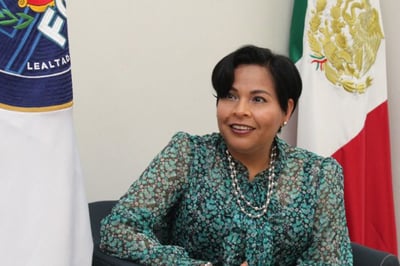 La fiscal general del Estado de Guerrero, la teniente del Ejército Sandra Luz Valdovinos Salmerón. 