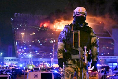 El atentado, que dejó el salón envuelto en llamas, fue el más mortífero en Rusia en años.
