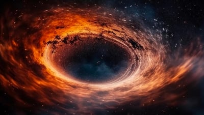 Imagen Un agujero negro hasta ahora tranquilo 'estalla' y los científicos creen saber por qué