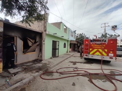 Imagen Se incendia vivienda de la colonia Eduardo Guerra de Torreón