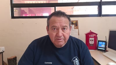 Francisco Contreras Pacheco, titular de Protección Civil y del Heroico Cuerpo de Bomberos del municipio de Piedras Negras. (RENÉ ARELLANO)