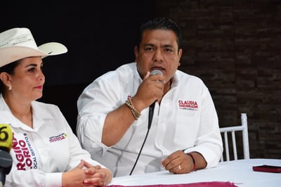 El Candidato por Morena al Distrito 10, Alejandro Mata. (DIANA GONZÁLEZ)