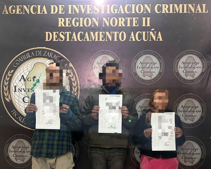 Detienen a tres presuntos homicidas de hombre en Acuña