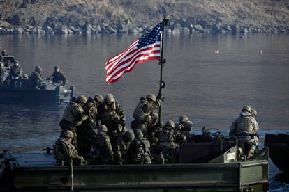Tropas de Estados Unidos durante un ejercicio militar. (ARCHIVO)