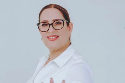 La candidata a la presidencia municipal de Monclova por Morena, Claudia Garza del Toro. (SERGIO A. RODRÍGUEZ)
