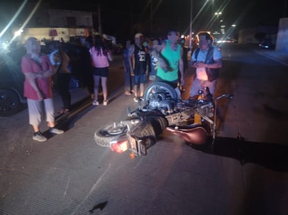 Vehículo salió de la calle Carlos Herrera sin precaución y fue impactado por una motocicleta de la marca Yamaha