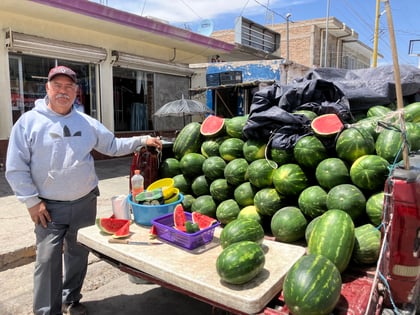 Revendedores de melón y sandia ya se observan en Madero