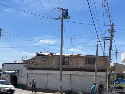 Realizan obras de mantenimiento en red eléctrica en Madero