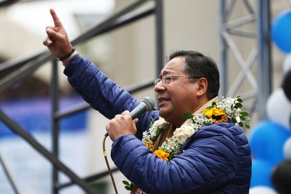 El presidente boliviano, Luis Arce. (ARCHIVO)