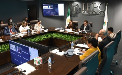 El Consejo General del Instituto Electoral y de Participación Ciudadana del Estado de Durango llevó a cabo su Sesión Extraordinaria. (DIANA GONZÁLEZ)