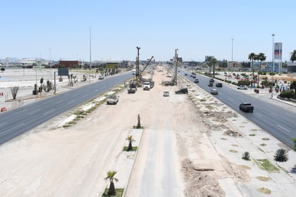 Al 40 por ciento, obras del Giro Independencia en Torreón