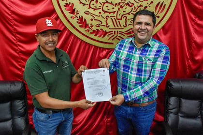 El alcalde Homero Martínez, aseguró que reafirma su compromiso con el bienestar de los empleados municipales.