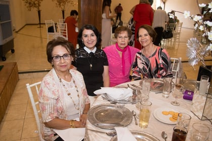 Tomy de Frías, Mayra Murguía, Carmen Salas y Dora de Fernández (EL SIGLO DE TORREÓN / ENRIQUE CASTRUITA)