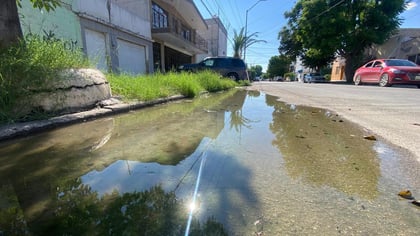 Piden que se repare una fuga en la avenida Victoria, a la altura del número 826 oriente.