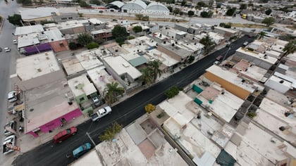 Pavimentación en la calle San Pedro. (GUADALUPE MIRANDA)